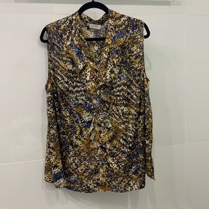 Tahari Print Top